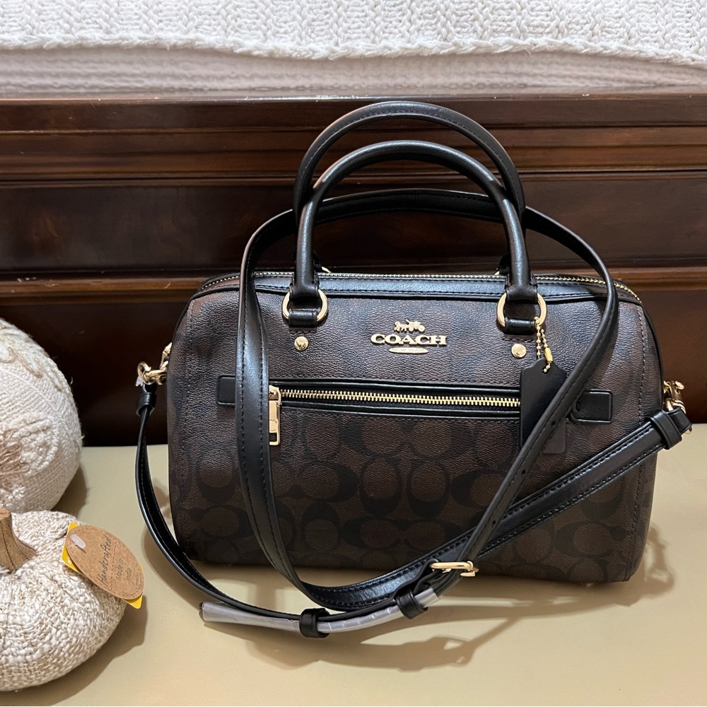 Rowan Satchel Bag In Signature Canvas